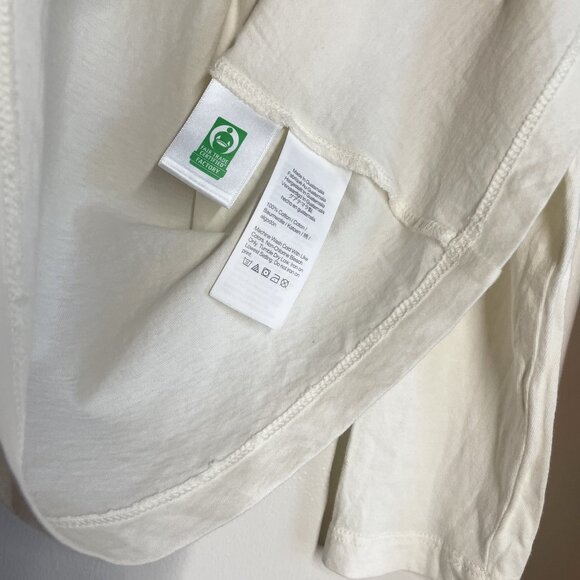 J. Crew Holiday Cat Pajama Lounge Top Size S Cream Long Sleeve PJ Collector Tee - Picture 8 of 8